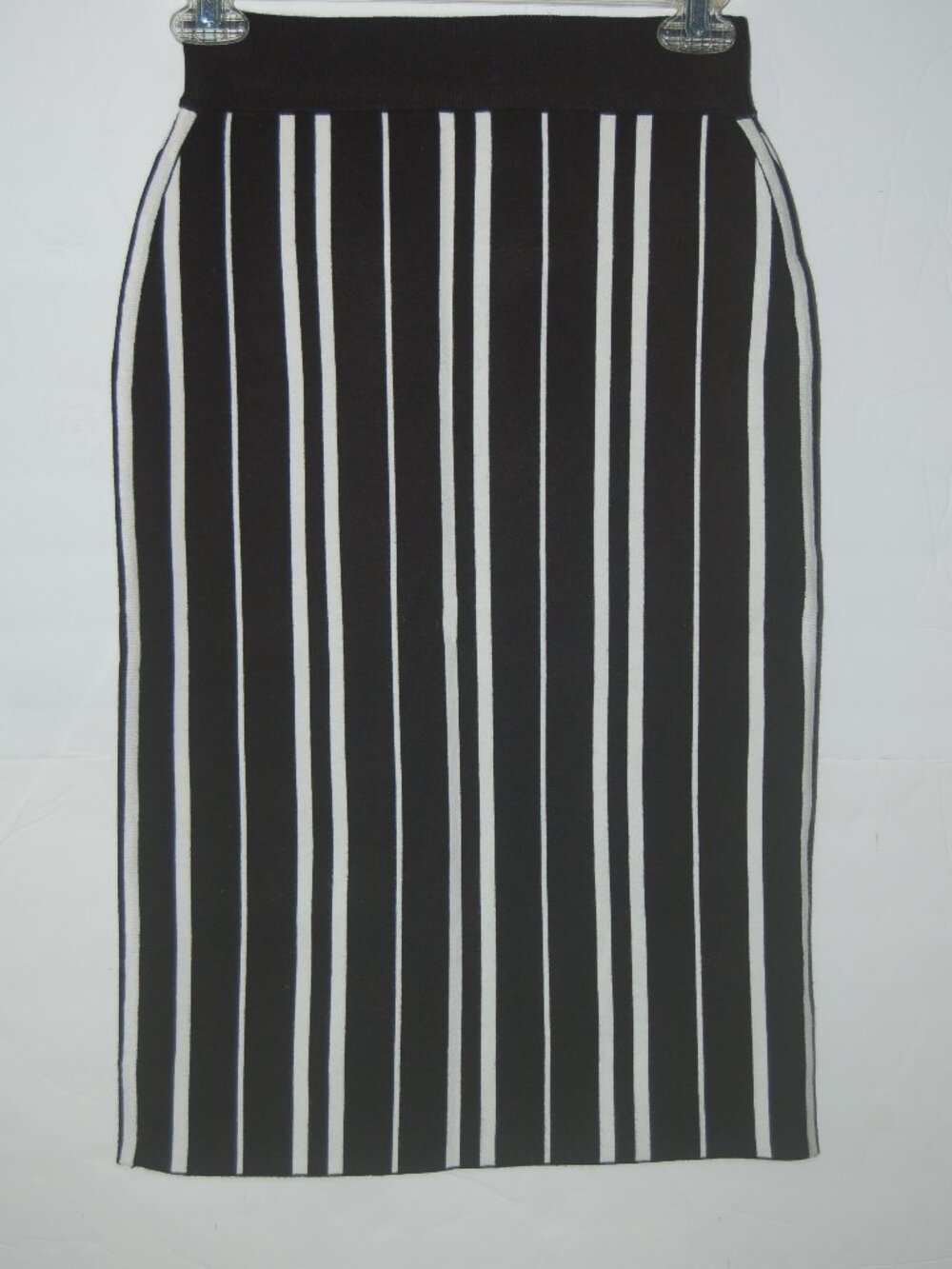 Club Monaco Black/white Stripe Reversible Pencil Skirt, New with Tags , Size XS